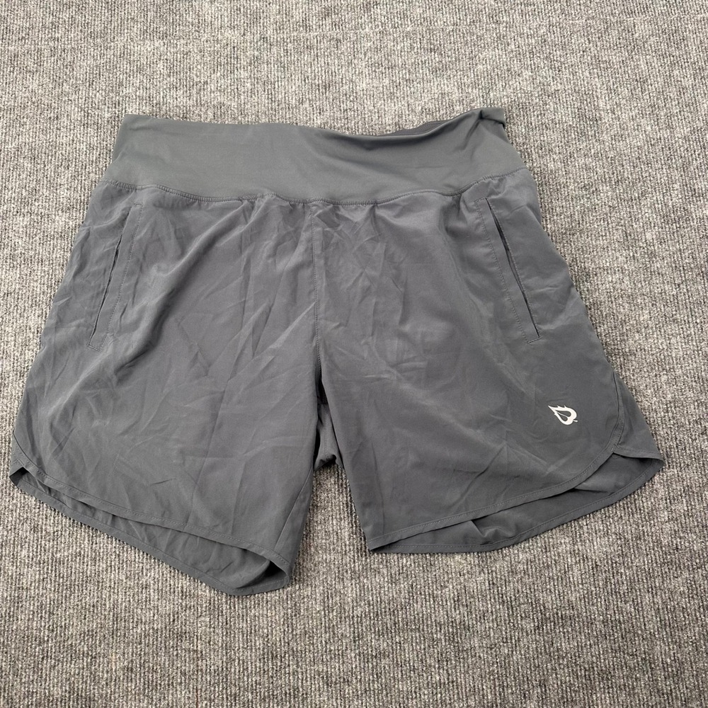 Baleaf Running Shorts Women XL Lined Side Pockets Black Modern Athletic